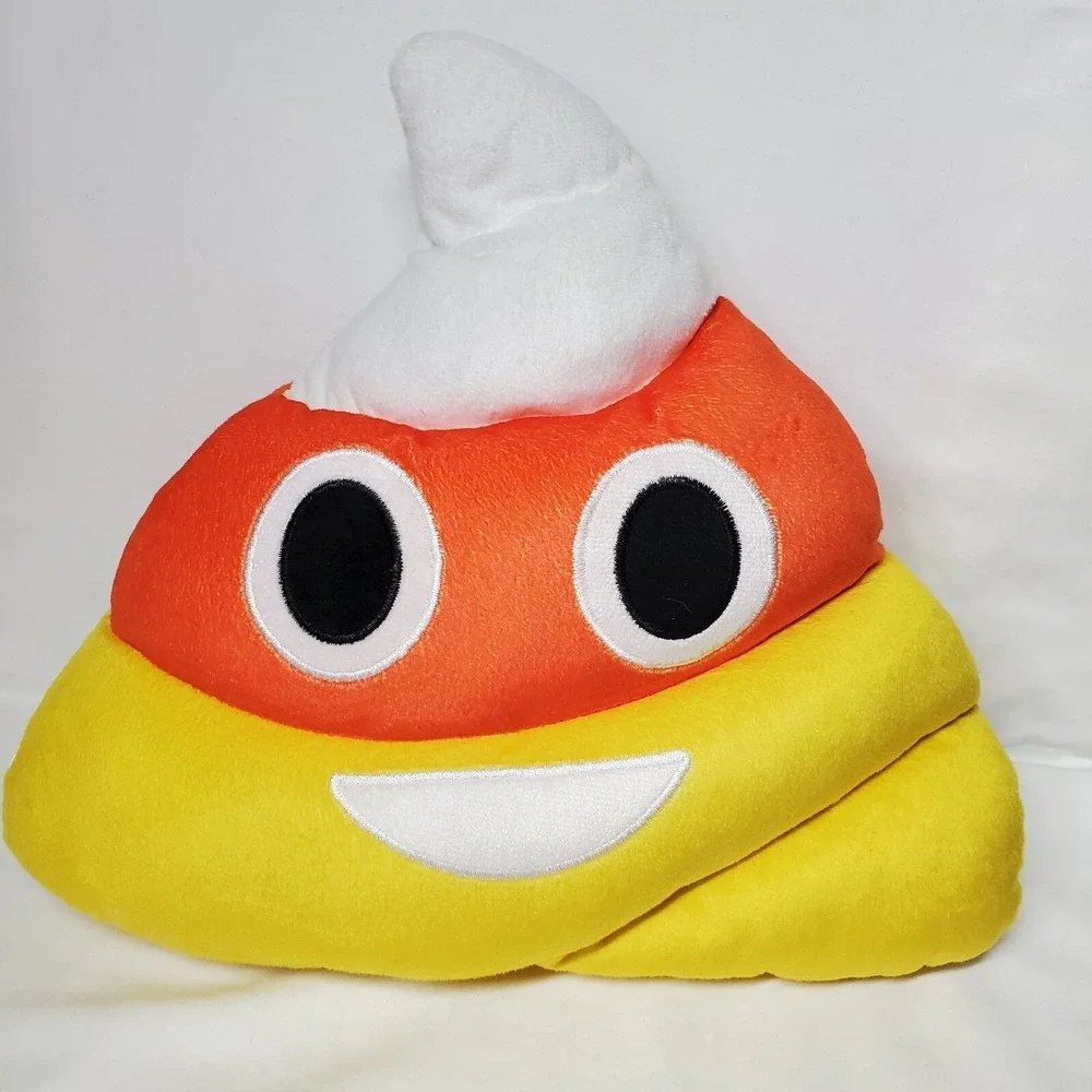 Emoji Expressions Candy Corn Ice Cream Emoji‎ Plush Pillow Poop